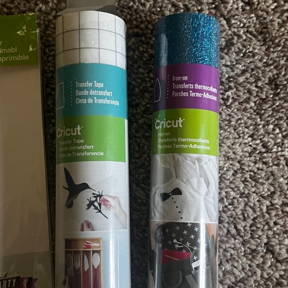 Cricut Sticker Paper, Iron- on roll & Transfer tape - Picture 3 of 5